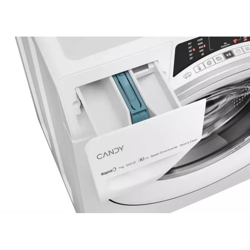 Máquina de lavar roupa Candy RapidÓ RO4 274DWMS7/1-S Carga frontal 7 kg 1200 rpm Branco