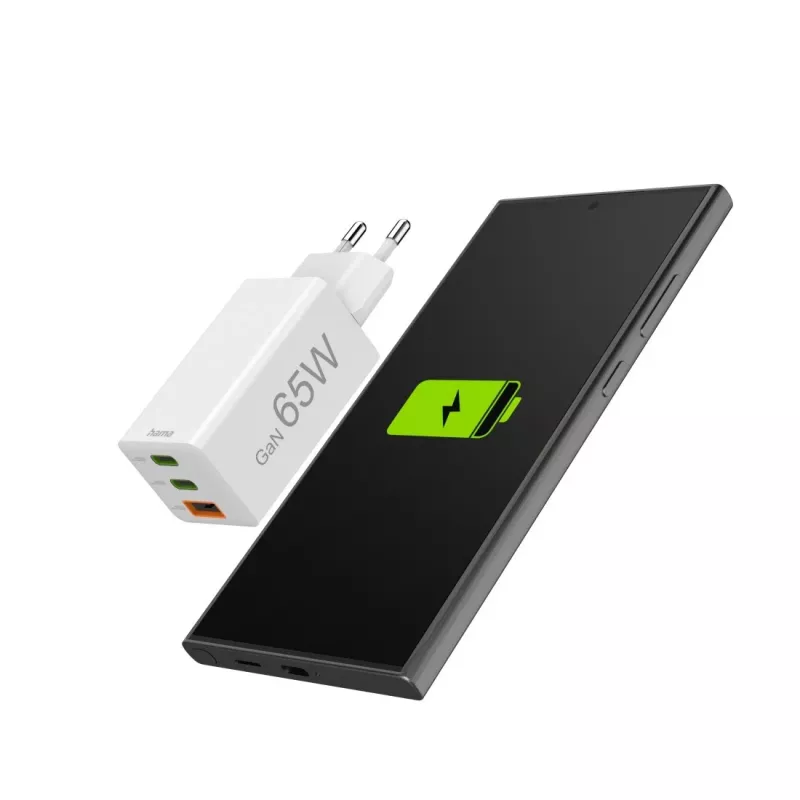 Carregador móvel Hama 00201996 smartphone Branco AC Carregamento rápido Interior, Exterior