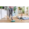 Bosch Unlimited 7 ProHygienic Aqua BCS71HYG1 aspirador vertical sem fios 2 em 1 com função de esfregar, 18 V, HEPA, sem saco, 0,3 l, branco