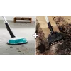 Bosch Unlimited 7 ProHygienic Aqua BCS71HYG1 aspirador vertical sem fios 2 em 1 com função de esfregar, 18 V, HEPA, sem saco, 0,3 l, branco