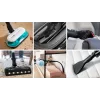 Bosch Unlimited 7 ProHygienic Aqua BCS71HYG1 aspirador vertical sem fios 2 em 1 com função de esfregar, 18 V, HEPA, sem saco, 0,3 l, branco