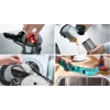 Bosch Unlimited 7 ProHygienic Aqua BCS71HYG1 aspirador vertical sem fios 2 em 1 com função de esfregar, 18 V, HEPA, sem saco, 0,3 l, branco