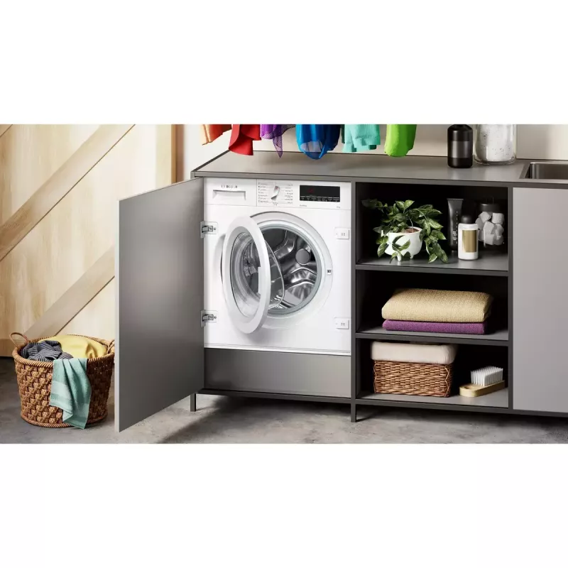 Máquina de lavar roupa Bosch Serie 8 WIW28542EU Carga frontal 8 kg 1400 rpm Branco