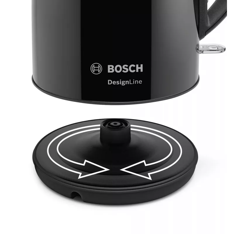 Bosch TWK3P423 chaleira 1,7 l 2400 W preta