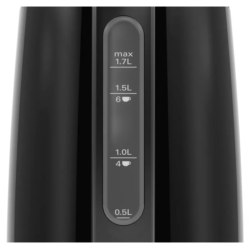 Bosch TWK3P423 chaleira 1,7 l 2400 W preta