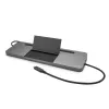 i-tec Metal SB-C estação de acoplamento ergonómica 4K 3x Display com Power Delivery 85 W + carregador universal 100 W