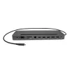 i-tec Metal SB-C estação de acoplamento ergonómica 4K 3x Display com Power Delivery 85 W + carregador universal 100 W