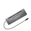 i-tec Metal SB-C estação de acoplamento ergonómica 4K 3x Display com Power Delivery 85 W + carregador universal 100 W