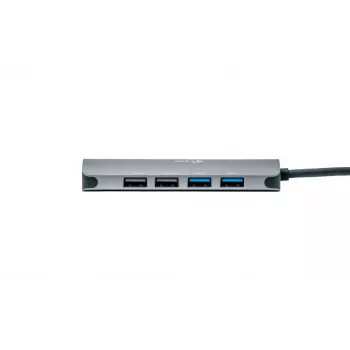 i-tec Metal USB-C Nano estação de acoplamento 2x Display com PD 100 W + carregador 100W