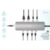 i-tec Metal USB-C Nano estação de acoplamento 2x Display com PD 100 W + carregador 100W
