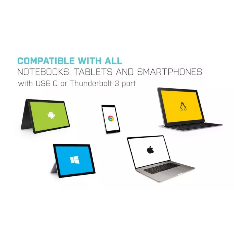 i-tec Metal USB-C Nano dock HDMI/VGA com LAN + carregador 100 W