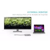 i-tec Metal USB-C Nano dock HDMI/VGA com LAN + carregador 100 W