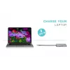 i-tec Metal USB-C Nano dock HDMI/VGA com LAN + carregador 100 W