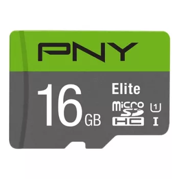 PNY Micro SD Elite 16GB Class 10 UHS-I U1 + adaptador SD leitura 100 MB/s