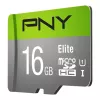 PNY Micro SD Elite 16GB Class 10 UHS-I U1 + adaptador SD leitura 100 MB/s
