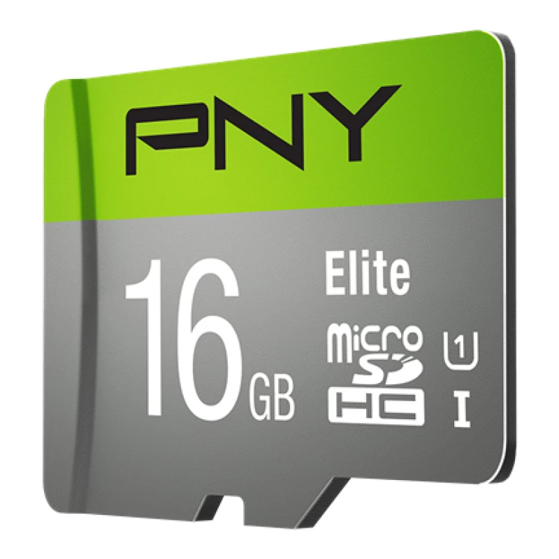 PNY Micro SD Elite 16GB Class 10 UHS-I U1 + adaptador SD leitura 100 MB/s