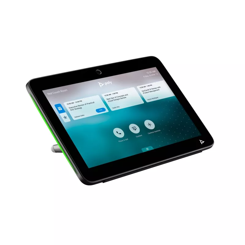 HP Poly TC10 controlador tátil, preto, 1280 x 800 píxeis, 260 mm, 184 mm, 64 mm, 1,27 kg