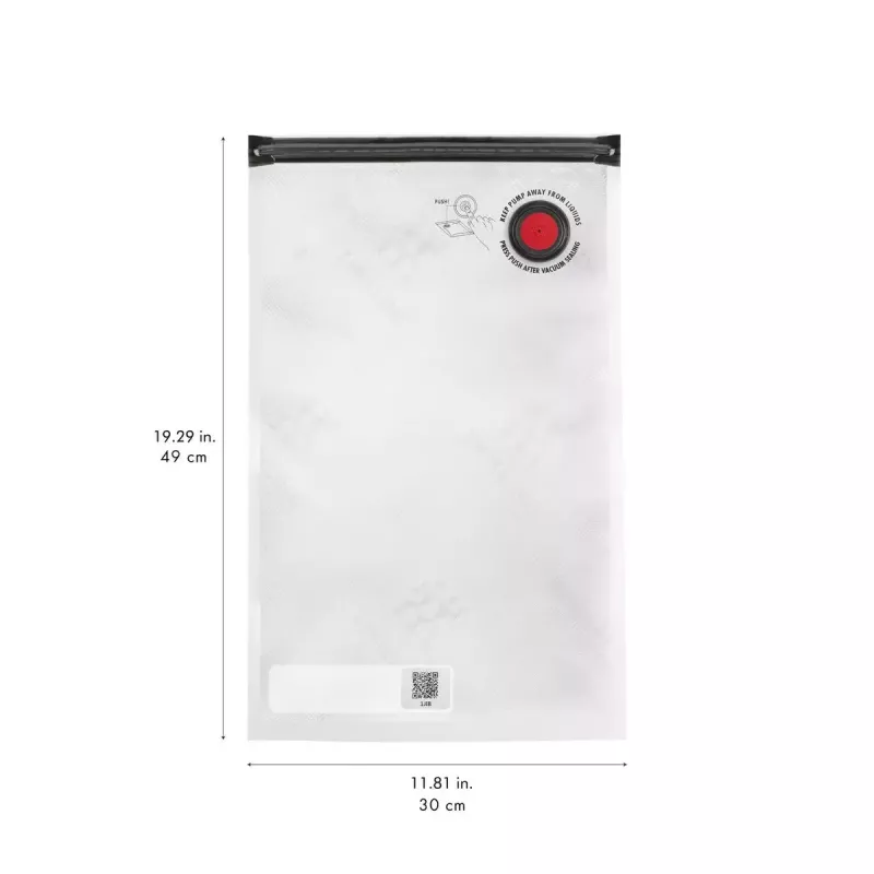 Sacos de vácuo ZWILLING FRESH & SAVE 36800-305-0, retangulares, 300×490 mm, herméticos, com fecho, conjunto de 3