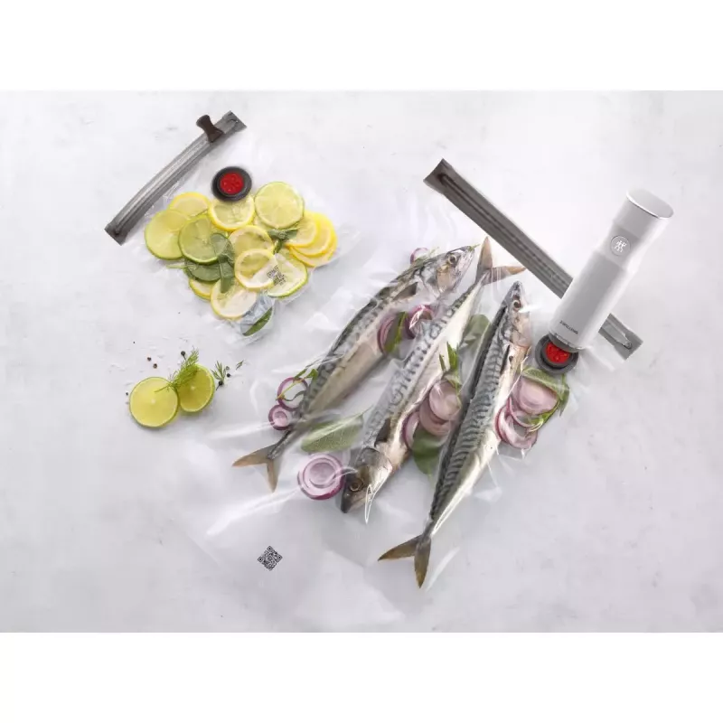 Sacos de vácuo ZWILLING FRESH & SAVE 36800-305-0, retangulares, 300×490 mm, herméticos, com fecho, conjunto de 3
