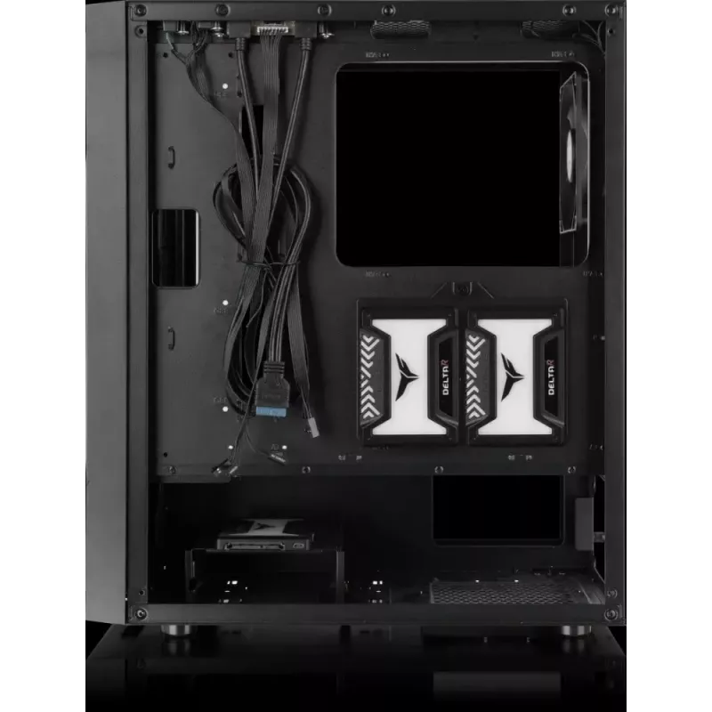 Caixa Thermaltake Versa XM1 Tempered Glass Midi Torre, preta
