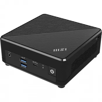 MSI Cubi N ADL S-078EU Intel® N N100 4 GB DDR4-SDRAM 128 GB SSD Windows 11 Pro Mini-PC preto