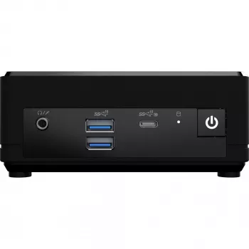 MSI Cubi N ADL S-078EU Intel® N N100 4 GB DDR4-SDRAM 128 GB SSD Windows 11 Pro Mini-PC preto