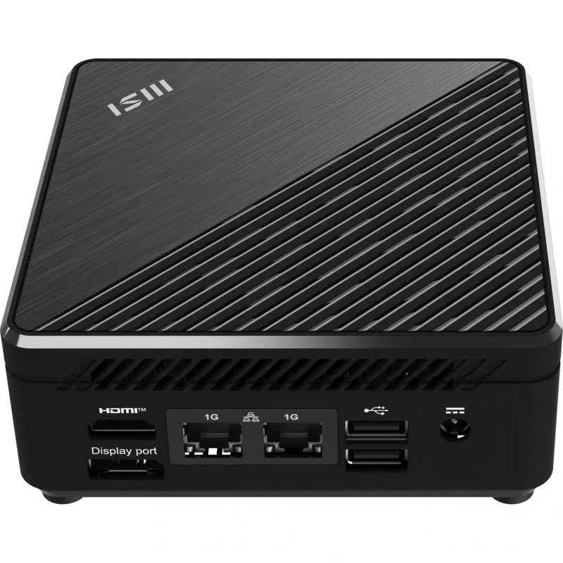 MSI Cubi N ADL S-078EU Intel® N N100 4 GB DDR4-SDRAM 128 GB SSD Windows 11 Pro Mini-PC preto