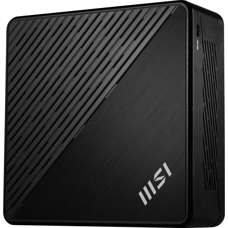 MSI Cubi N ADL S-078EU Intel® N N100 4 GB DDR4-SDRAM 128 GB SSD Windows 11 Pro Mini-PC preto