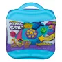Kinetic Sand, SquishMotion, presente para o cesto da Páscoa, inclui 1 lb de areia moldável, carimbos e 5 ferramentas, caixa de armazenamento, brinquedo sensorial para crianças a partir de 5 anos