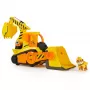 Rubble & Crew, Bark Yard Deluxe Bulldozer veículo de construção de brincar com luzes, sons e figura de ação Rubble, brinquedo para meninos e meninas a partir de 3 anos