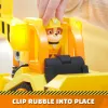 Rubble & Crew, Bark Yard Deluxe Bulldozer veículo de construção de brincar com luzes, sons e figura de ação Rubble, brinquedo para meninos e meninas a partir de 3 anos