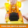 Rubble & Crew, Bark Yard Deluxe Bulldozer veículo de construção de brincar com luzes, sons e figura de ação Rubble, brinquedo para meninos e meninas a partir de 3 anos