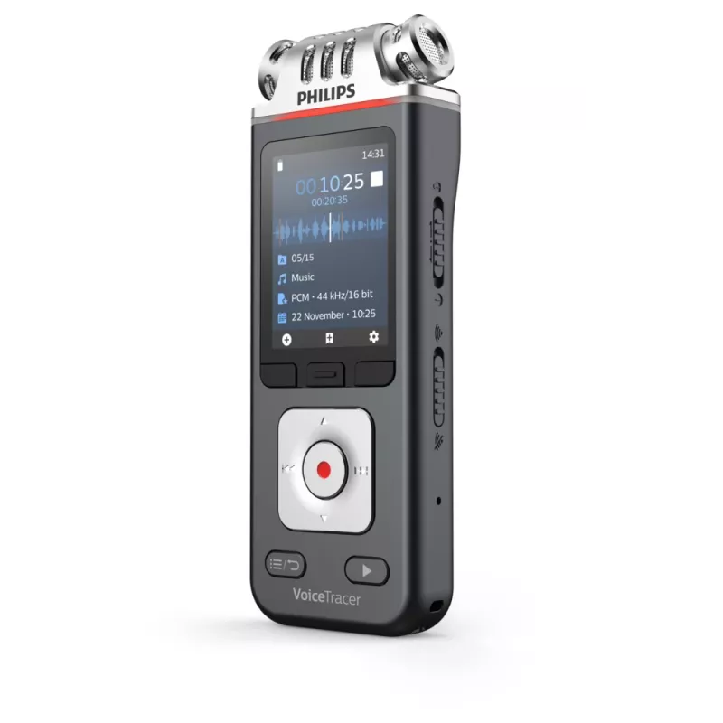 Philips VoiceTracer preto, cinzento
