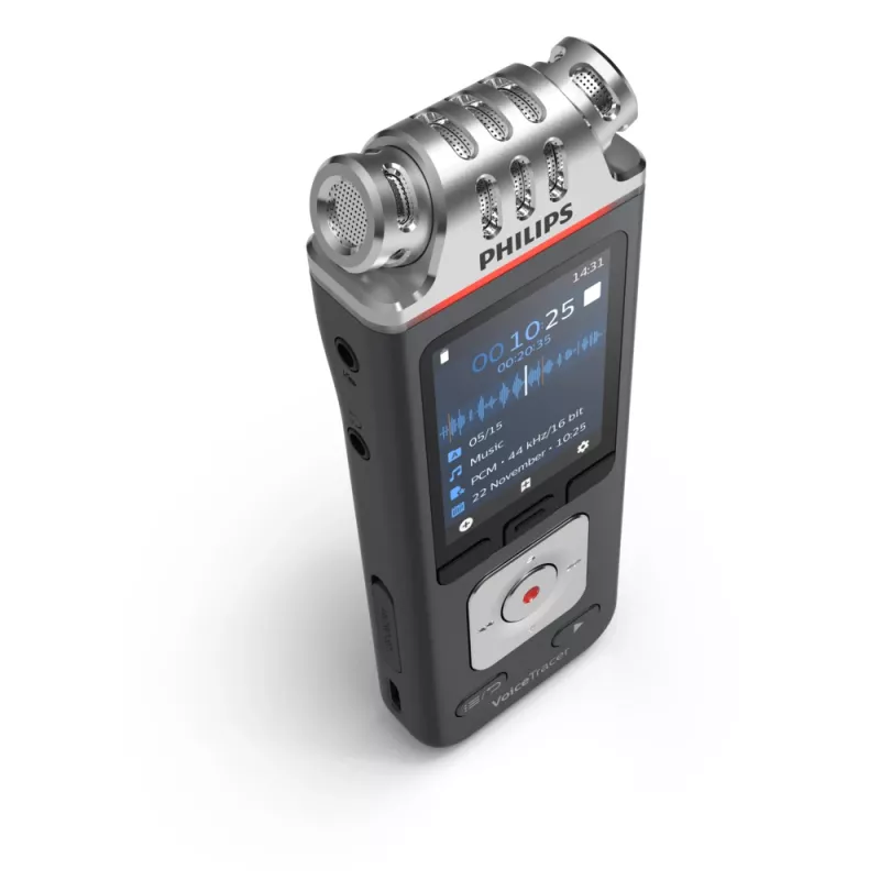 Philips VoiceTracer preto, cinzento
