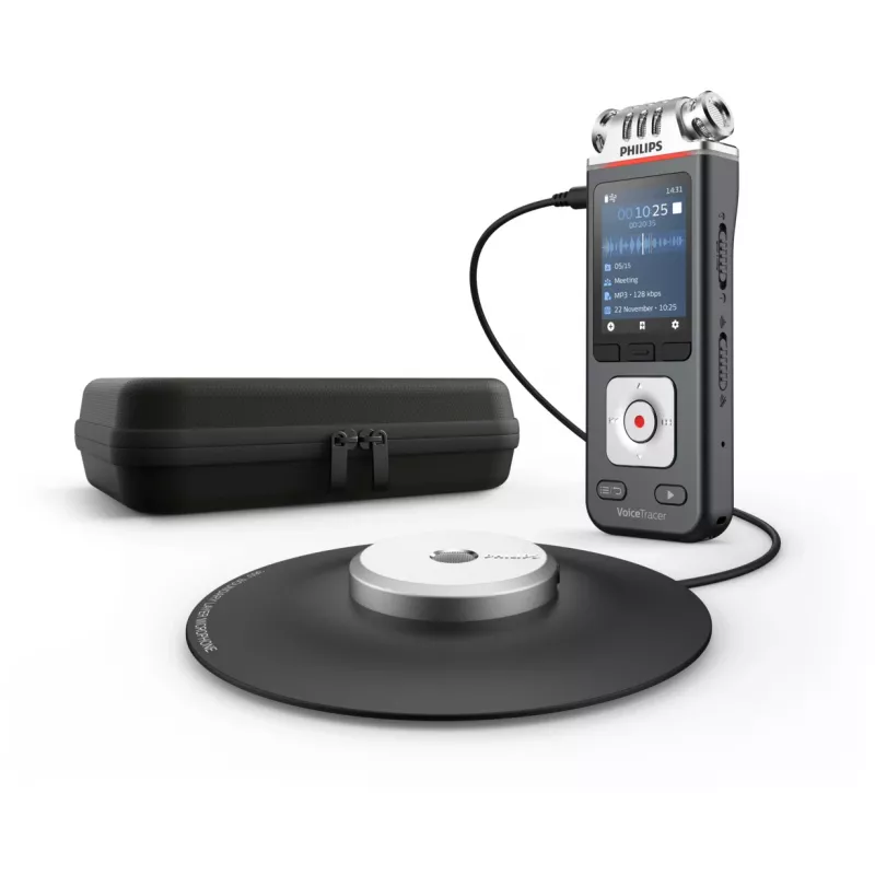 Philips VoiceTracer preto, cinzento