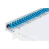 Caixa de fusão deslizante de fibra ótica DIGITUS, 1U, equipada com 24x LC Duplex, incl. parafuso M25, cassete de fusão monomodo OS2, pigtails coloridos