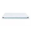 Caixa de fusão deslizante de fibra ótica DIGITUS, 1U, equipada com 24x LC Duplex, incl. parafuso M25, cassete de fusão monomodo OS2, pigtails coloridos