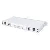 Caixa de fusão deslizante de fibra ótica DIGITUS, 1U, equipada com 24x LC Duplex, incl. parafuso M25, cassete de fusão monomodo OS2, pigtails coloridos