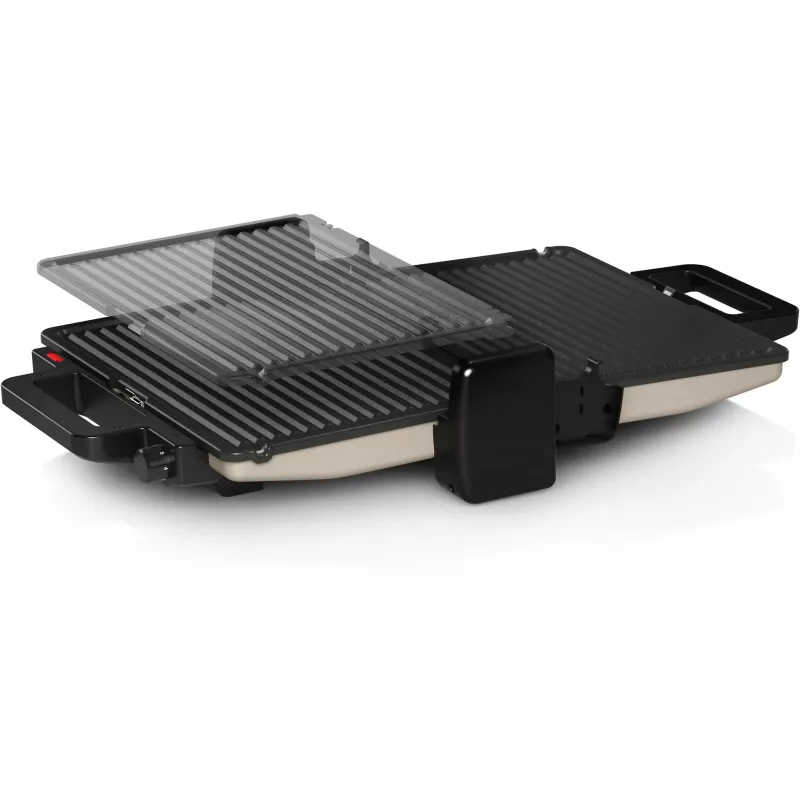 Bosch TCG3302 grelhador de contacto, 2000 W, prateado