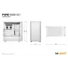 Caixa de computador be quiet! PURE BASE 501 Airflow Window White Midi Tower