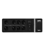 APC Back-UPS, 500VA/300W montagem no chão/parede, 230V, 8x tomadas francesas/belgas, ligação USB Type-A, bateria substituível pelo utilizador