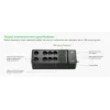 APC Back-UPS, 500VA/300W montagem no chão/parede, 230V, 8x tomadas Schuko CEE 7/3, ligação USB Type-A, bateria substituível pelo utilizador