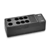 APC Back-UPS, 500VA/300W montagem no chão/parede, 230V, 8x tomadas Schuko CEE 7/3, ligação USB Type-A, bateria substituível pelo utilizador