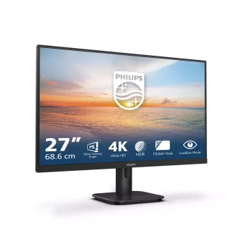 Monitor de computador Philips 27E1N1800A/00 68,6 cm (27 polegadas) 3840 x 2160 píxeis 4K Ultra HD LED preto