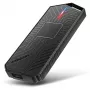 Axagon EEM2-GAM caixa externa USB-C 10Gbps em metal para SSD M.2 NVMe e SATA. Sem parafusos