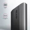 Axagon EEM2-GTS2 caixa externa USB-C 10Gbit/s em metal para unidades SSD M.2 NVMe e SATA. Sem parafusos