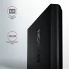 Axagon EEM2-UB2 caixa externa USB-C 10Gbps em metal para unidades SSD M.2 NVMe. Preto