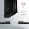 Axagon EEM2-UB2 caixa externa USB-C 10Gbps em metal para unidades SSD M.2 NVMe. Preto