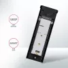 Axagon EEM2-UB2 caixa externa USB-C 10Gbps em metal para unidades SSD M.2 NVMe. Preto