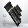 Axagon EEM2-UB2 caixa externa USB-C 10Gbps em metal para unidades SSD M.2 NVMe. Preto